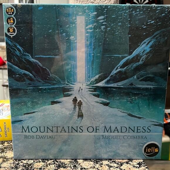 Mountains of Madness, Strategy Board Game, Inspired By Popular Novel NWT - Picture 1 of 7